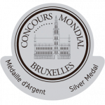 Medalla de Plata, añada 2009, Concours Mondial de Bruxelles 2.013, Bélgica